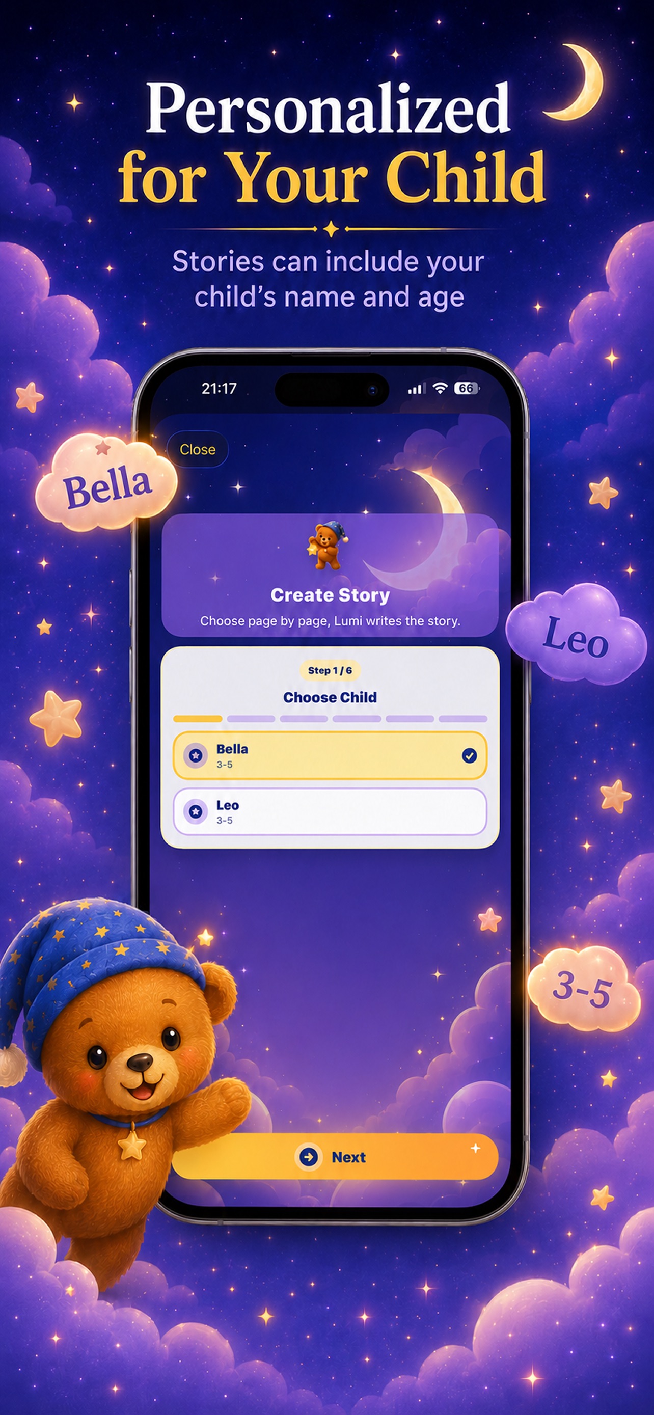 MoonTale: Kids Bedtime Stories 宣传截图 3