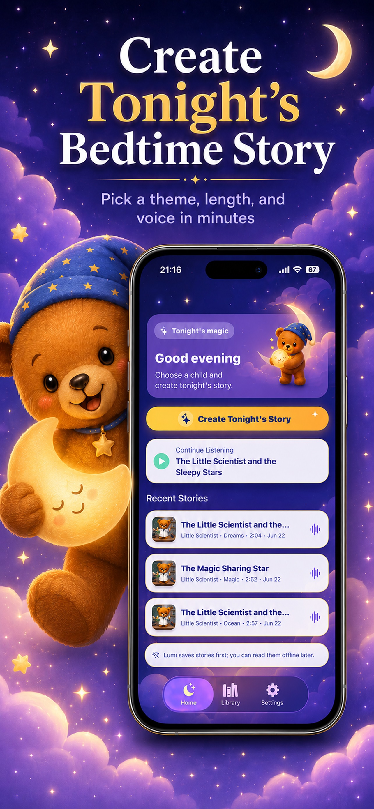 MoonTale: Kids Bedtime Stories 宣传截图 4