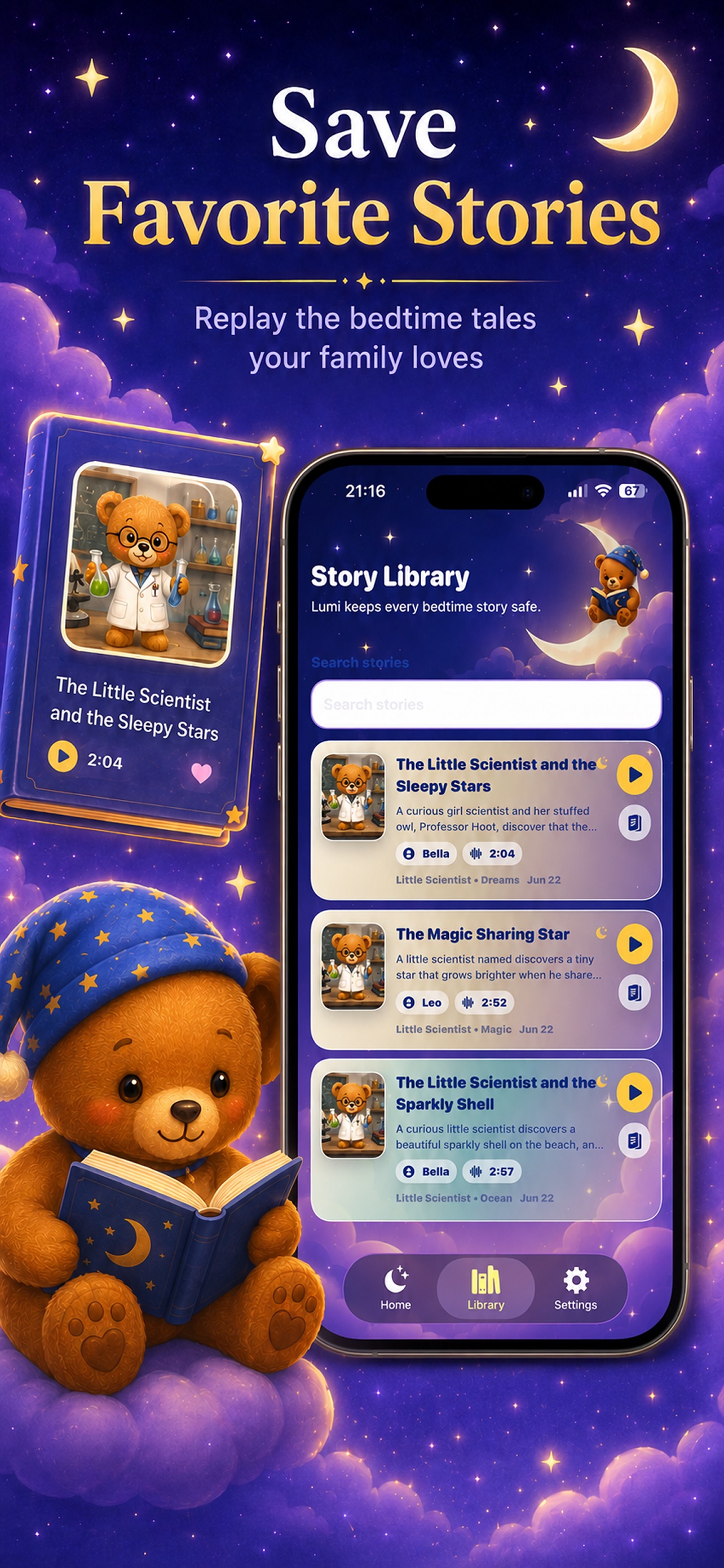 MoonTale: Kids Bedtime Stories 宣传截图 8